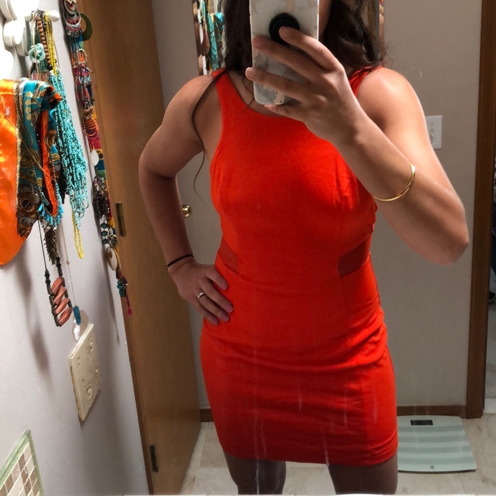 Hot Miami styles Orange dress